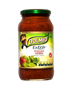 Dolmio Extra Pasta Sauce Italian Herbs - Carton