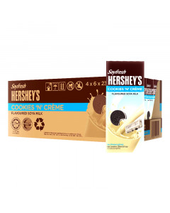 Soyfresh Hershey's Soya Packet Milk Cookies'N'Creme - Case