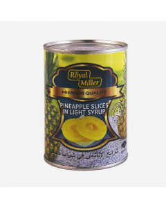 Royal Miller Pineapple Slice In Light Syrup - Case