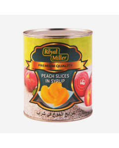 Royal Miller Peach Sliced In Syrup - Case