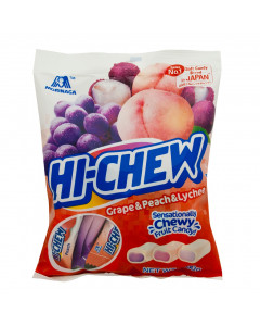 HI-CHEW Grape, Lychee &  Peach bag - Carton