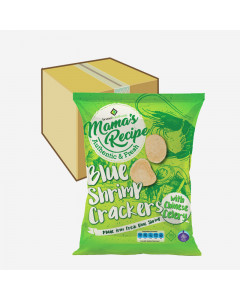 Mama Recipe Blue Shrimp Crackers with Chinese Celery - Case