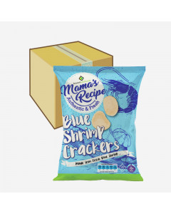 Mama Recipe Blue Shrimp Crackers Original - Case