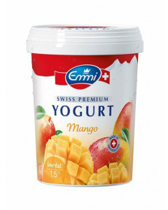Emmi Swiss Premium Greek Style Yogurt - Mango - Carton