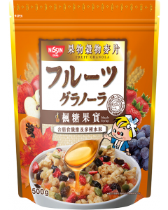 Nissin Fruit Granola Maple Syrup flavor - Carton