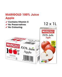Marigold 100% Juice Apple - Carton