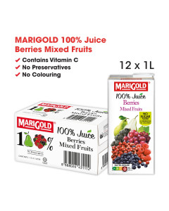 MARIGOLD 100% Mixed Berries Juice - Carton