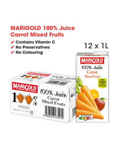 MARIGOLD 100% Carrot Mixed Fruits Juice - Carton