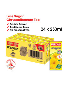 Marigold Chrysanthemum Tea Drink Less Sugar - Carton