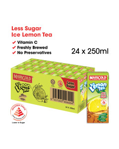 Marigold Ice Lemon Tea Drink Less Sweet - Carton