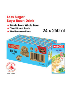 Marigold Soya Bean Drink Less Sweet - Case