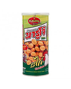 Marucho Roasted Peanuts Chicken Flavour Coated 200g - Case