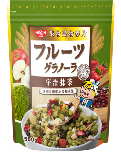 Nissin Fruit Granola Matcha flavor - Carton
