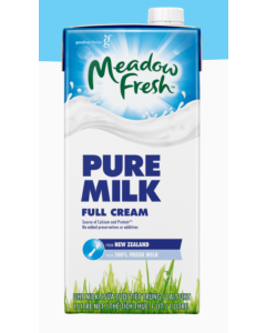 Meadow Fresh Uht Pure Milk Full Cream - Carton