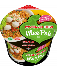 Myojo Mee Poh Dry Bowl Noodles - Carton