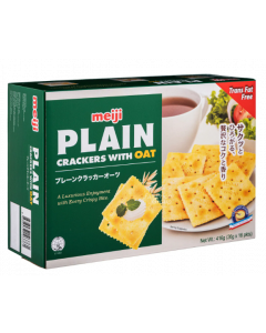 Meiji Plain Crackers Oats - Carton