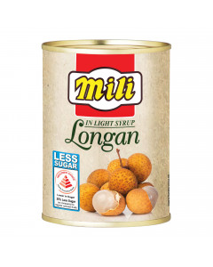 Mili Longans In Light Syrup - Carton
