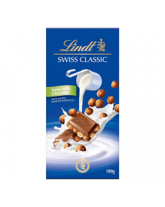 Lindt Swiss Classic Milk Hazelnut Chocolate - Carton