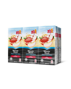 Minute Maid Refresh Apple Packet Drink - Case