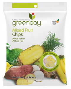 Greenday Mixed Fruit (Crispy Fruits) - Carton