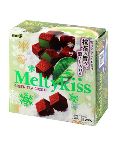 Meiji Meltykiss Green Tea Cocoa Chocolate - Case