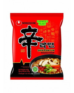 Nongshim Spicy Mushroom Ramen Noodle Halal - Carton