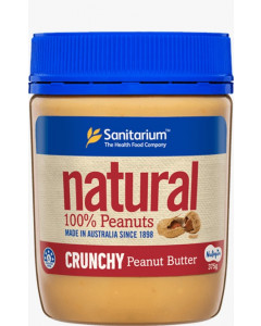 Sanitarium Natural Crunchy Peanut Butter - Carton