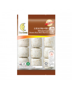 New Moon Wholemeal Brown Rice Mini Mantou 12s - Case