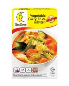 New Moon Premium Vegetable Curry Paste - Carton