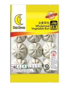 New Moon Wholemeal Vegetable Bun 9s - Case