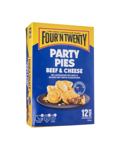 Four N Twenty Beef And Cheese Party Pie 12s - Carton 