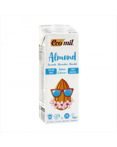Ecomil Almond Nature Calcium Sugar Free - Carton