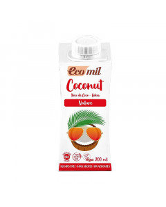 Ecomil Coconut Milk Nature Sugar Free - Carton