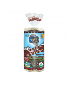 Lundberg Organic Wild Rice Cake - Carton