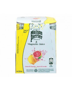 Maison Perrier France & Magnetic Juice Lemon & Guava Flavors Refreshing Sparkling Beverage Drink- Carton