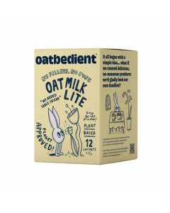 Oatbedient Oat Milk - Lite - Carton