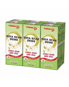 Pokka Soya Bean Tea Less Sugar Tetrapack - Carton