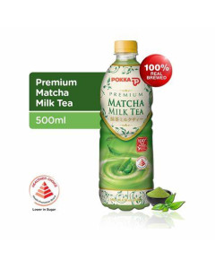 Pokka Premium Matcha Milk Tea Pet Bottle - Carton