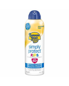 Banana Boat Sunscreen Clear Spray Simply Protect Kids Spf50+ - Carton