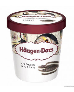 Haagen Dazs Pint Cookies & Cream - Carton