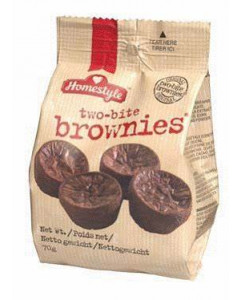 Homestyle Snack Pack Brownie  - Carton