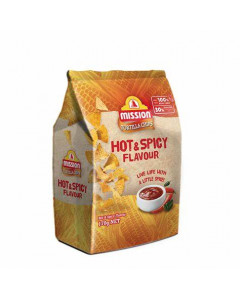 Mission Triangle Yellow Hot & Spicy Fried Chips - Carton