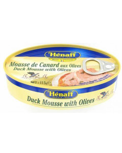 Henaff Duck Mousse with Olives - Carton 