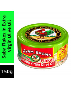 Ayam Brand Saba Flakes in Olive Oil - Carton