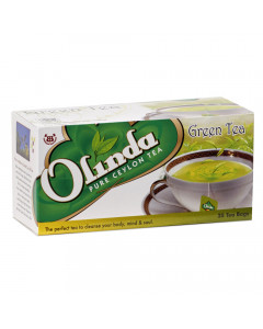 Olinda Ceylon Teabag Green Tea Flavour - Case