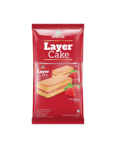 Oriental Layer Cake Strawberry Flavour 16gx8s - Case