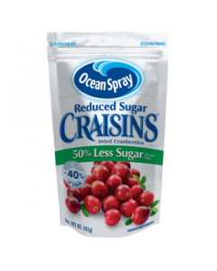 Ocean Spray Craisins Less Sugar - Case