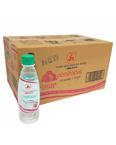 Three Legs Cooling Water - Lychee - Carton