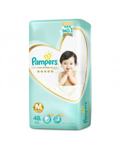 Pampers Premium Care Silk Pant M48s (6-11kg) - Carton