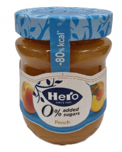 Hero Peach 0% Jam - Carton